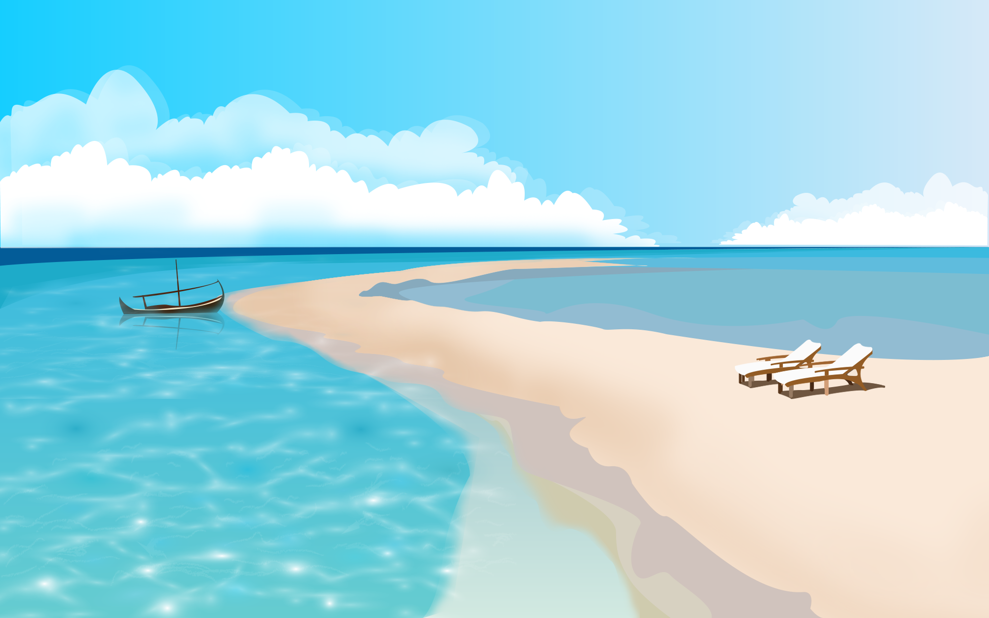夏季海边度假女子背影矢量图设计图__风景漫画_动漫动画_设计图库_昵图网nipic.com