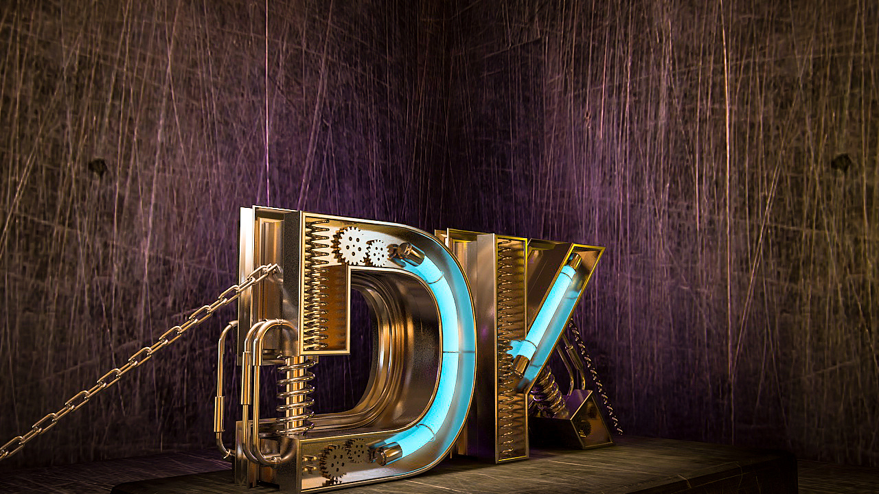 3d机械字体设计