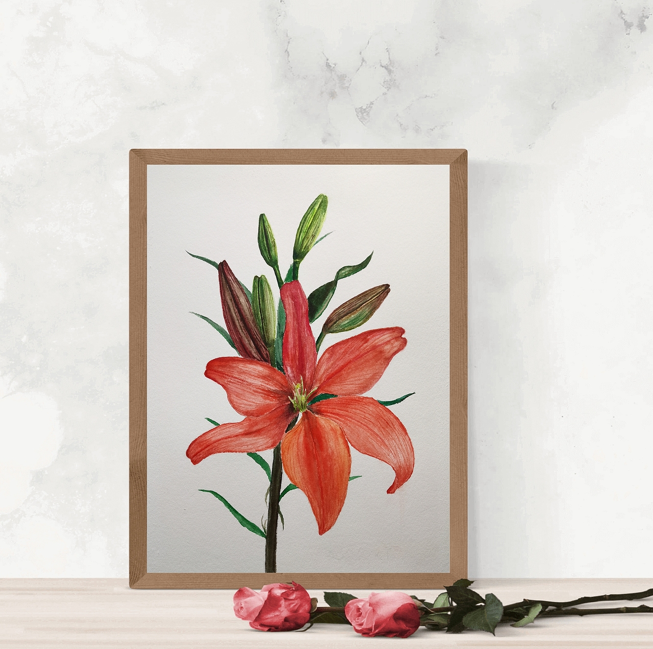 原创水彩花卉作品（图ZMjg3ODYwODAw） - 艺术插画 - 站酷设计师夏天的画原创素材 - 站酷ZCOOL