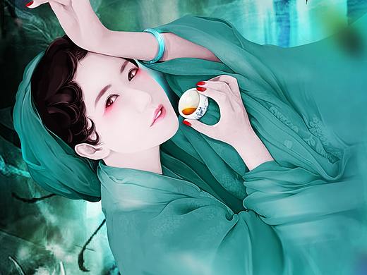 《青蛇》（个人主页-ZMzMwMzE0MTY=） - 创作习作 - 站酷设计师尘微丶熏神染骨原创素材 - 站酷ZCOOL
