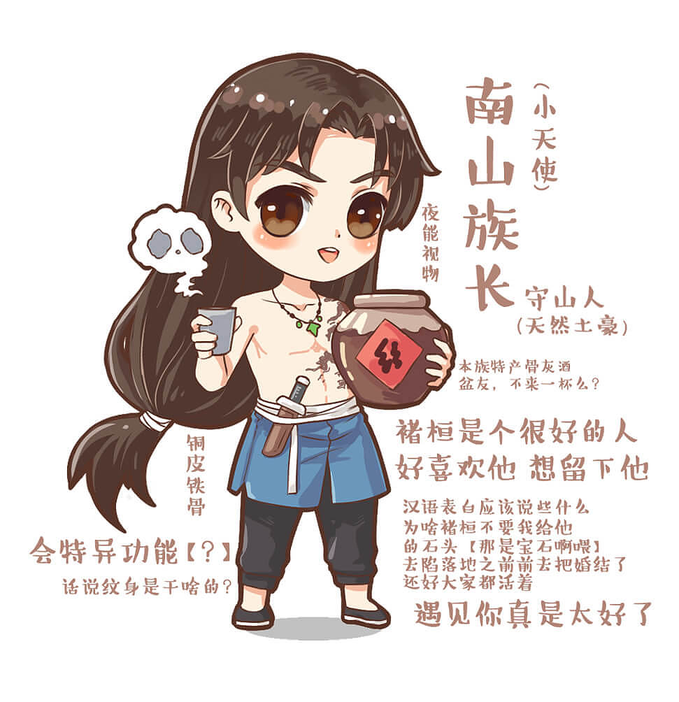 山河表里同人图南山小天使太可爱了n▽n