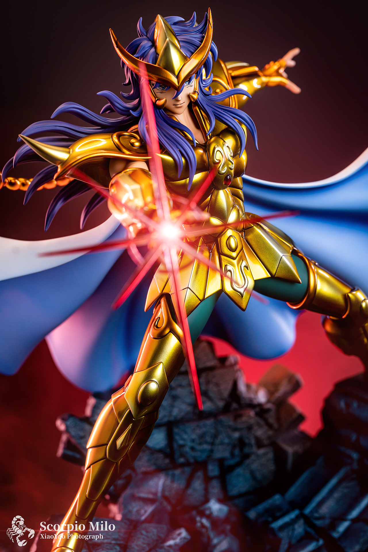 黄金圣斗士! 天蝎座雕像摄影