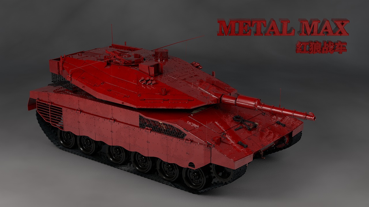 c4d梅卡瓦merkavaiv坦克材质及环境搭建