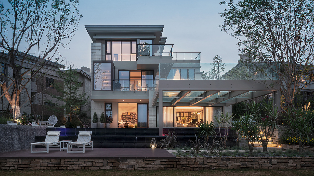 成都优品道黄龙溪谷f2户型别墅 元禾大千软装设计团队