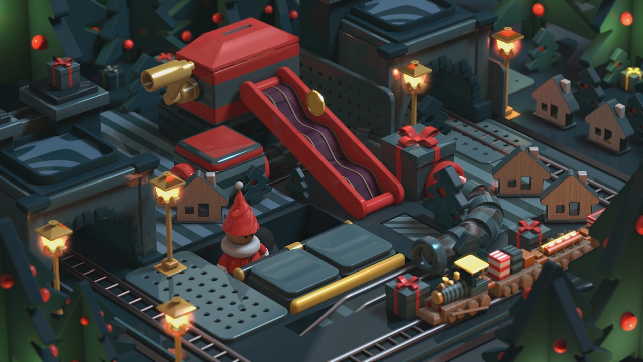 C4D-Merry christams(oc)临摹