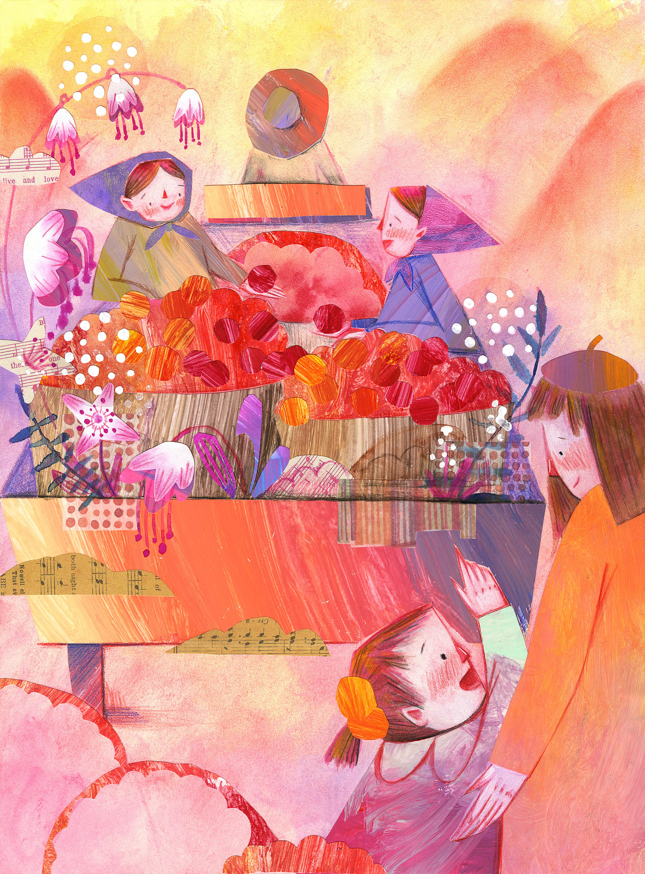 《万物繁花》佟彤个人插画展(系列作品篇)(图ZMzY5MjExOTky) - 艺术插画 - 站酷设计师佟彤ART原创素材 - 站酷ZCOOL