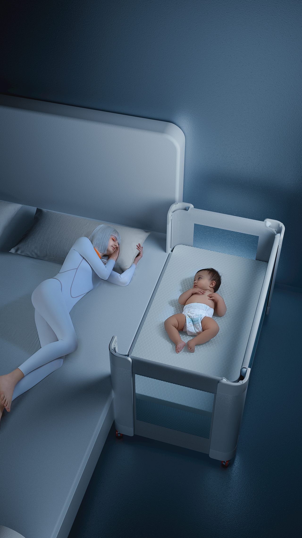 ABCmokoo宝宝床合成