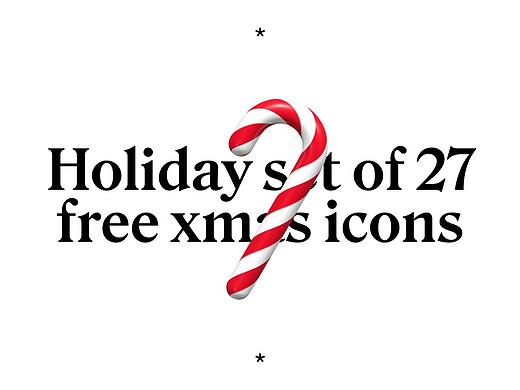 Free xmas 3d icons