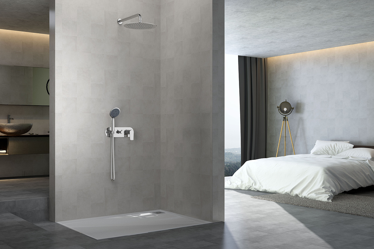 淋浴场景效果图