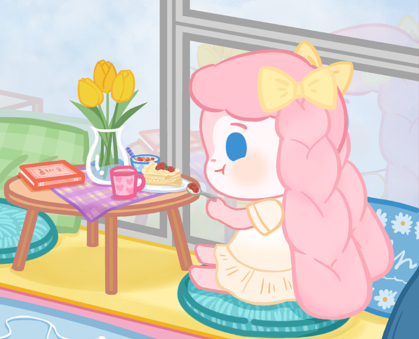 My little room（圖ZMjAwNDQ0MDQ0） - 商業(yè)插畫 - 站酷設計師WillieWwwonka原創(chuàng)素材 - 站酷ZCOOL