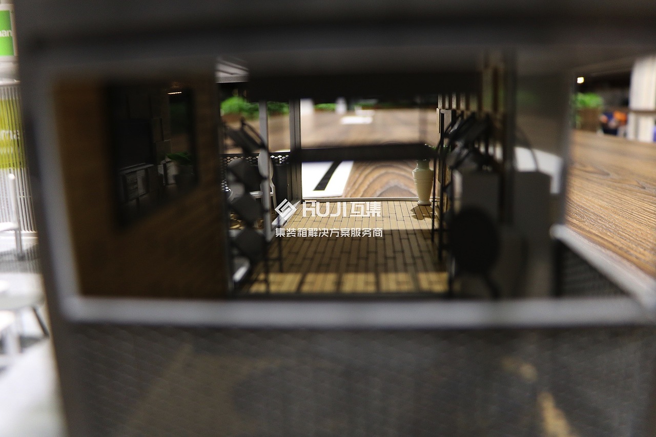 【HUJI互集】嘉民(成都)集装箱移动展厅实体模型