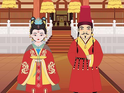 文成公主和亲（个人主页-ZNTczOTM1MzY=） - 动画片 - 站酷设计师花无相的猫原创素材 - 站酷ZCOOL