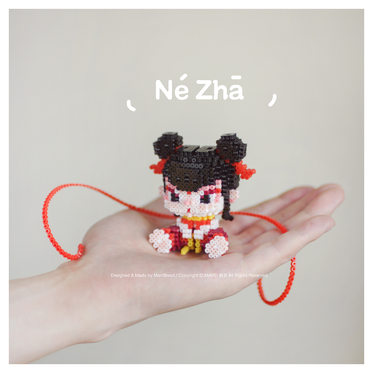 MARD拼豆原创-哪吒（图ZMTcwNjY5NzEy） - 动画/影视 - 站酷设计师拼拼豆豆原创素材 - 站酷ZCOOL