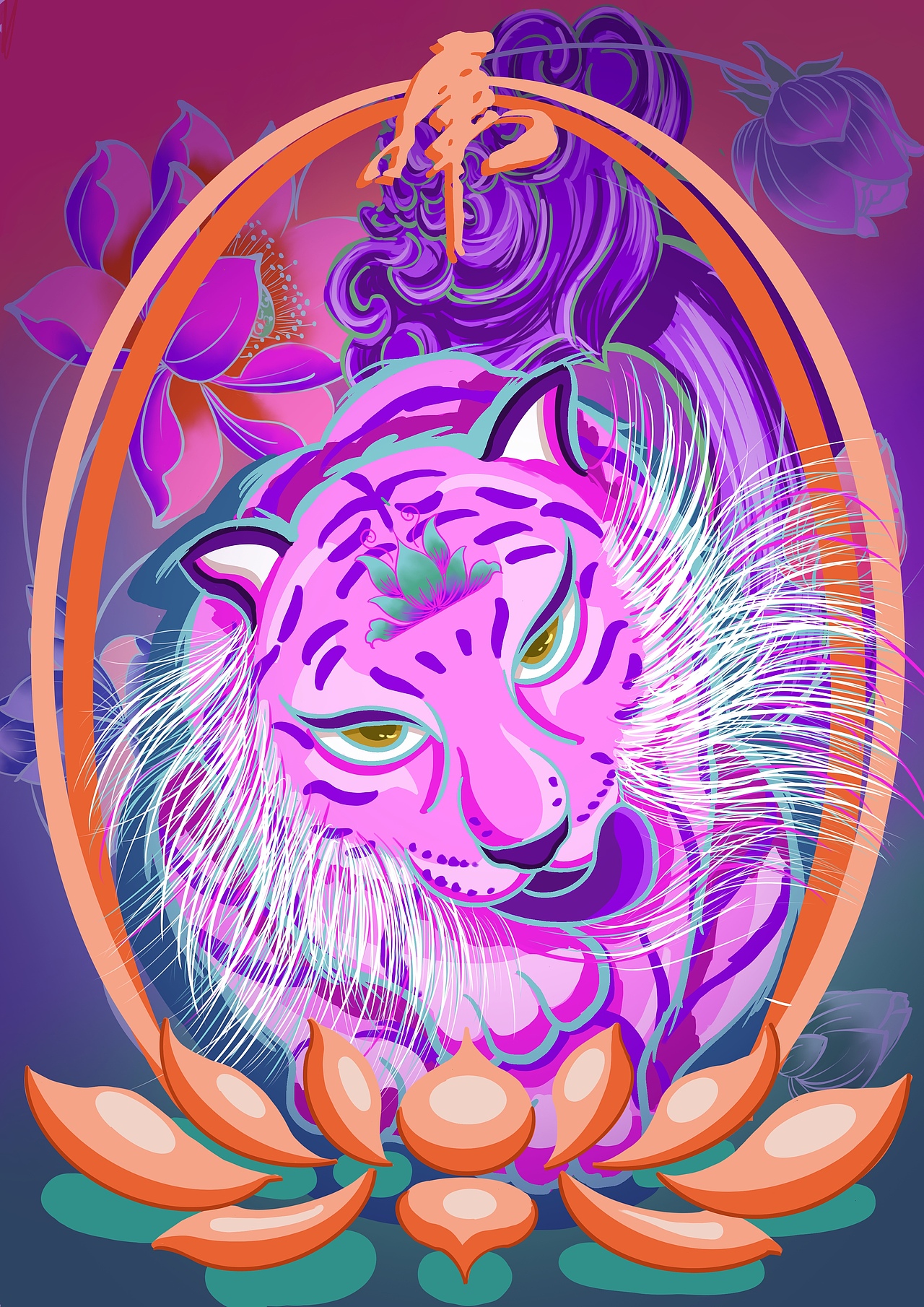 国潮十二生肖——《寅虎》