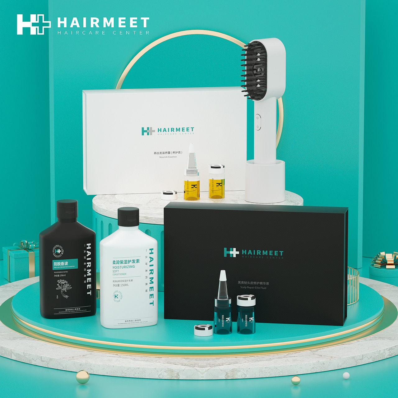 c4d渲染洗发水主图组合（图ZMjExMDA1Njcy） - 生活用品 - 站酷设计师冬天的秘密7631原创素材 - 站酷ZCOOL