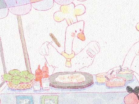 中国小摊--鸡蛋饼