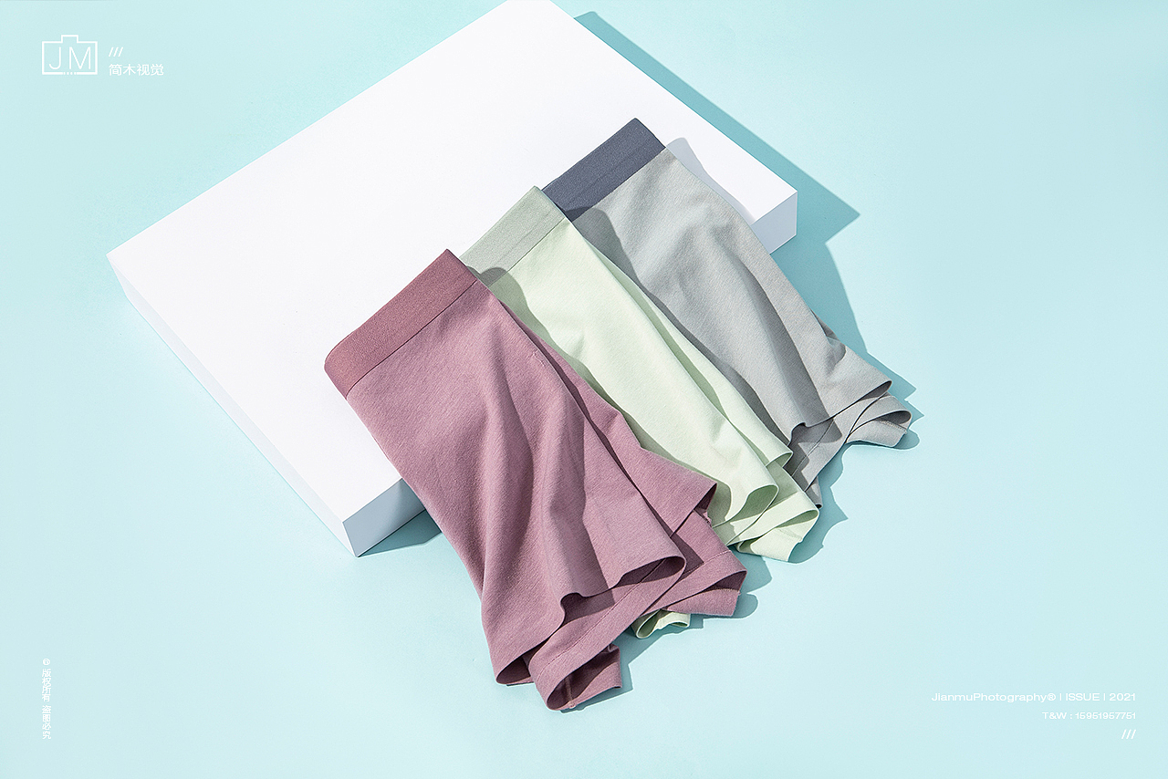 儿童内裤 × 产品摄影 | 男童女童内衣少女文胸静物拍摄