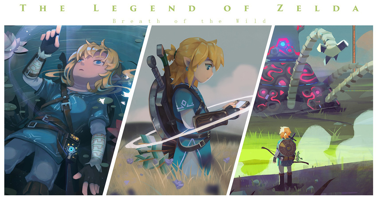塞尔达传说：旷野之息（图ZMTQwNjIwNzc2） - 创作习作 - 站酷设计师宇宙人烧烧原创素材 - 站酷ZCOOL
