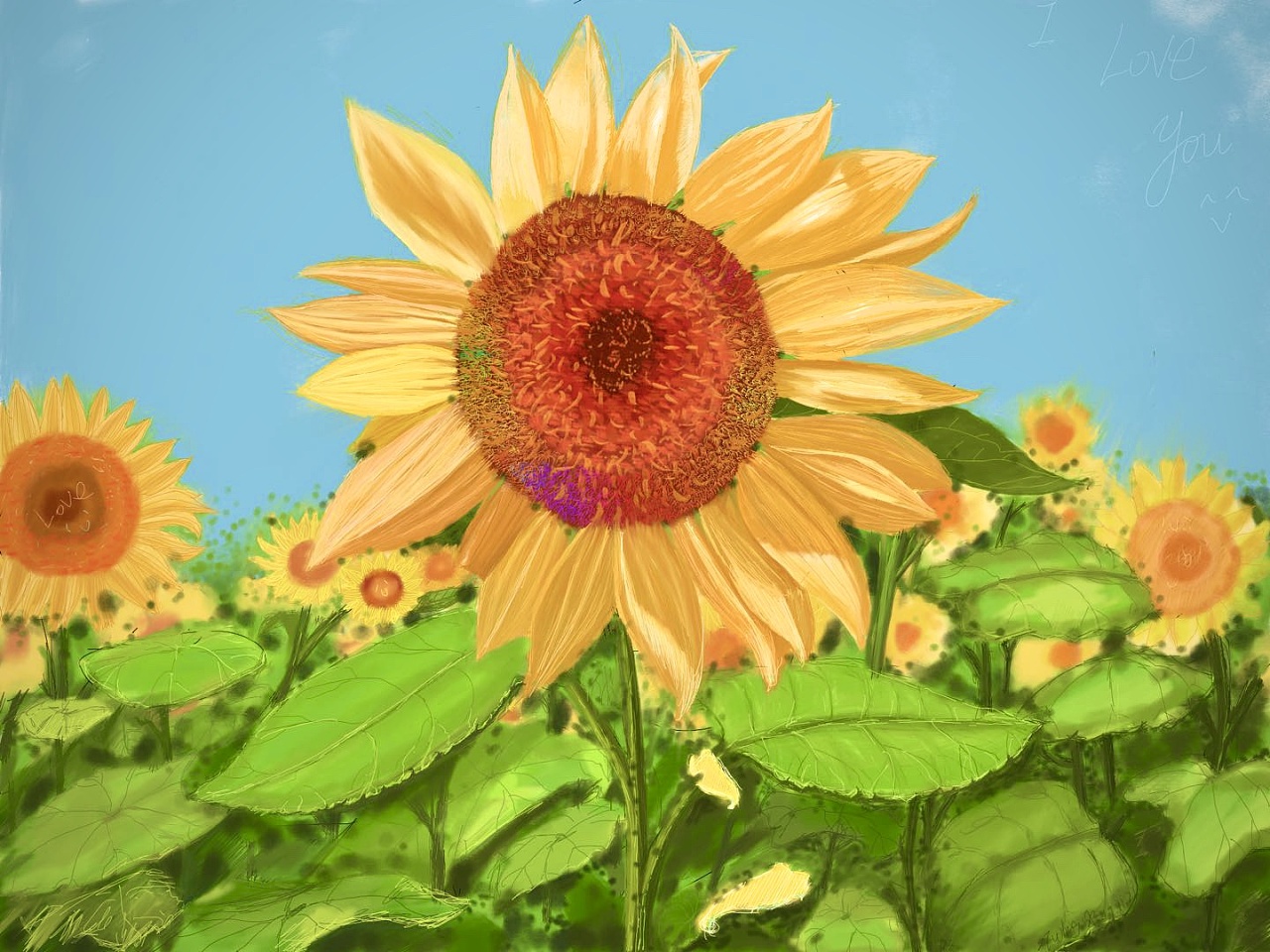 儿童画|插画|儿童插画|温暖的太阳花 - 原创作品 - 站酷 (ZCOOL)