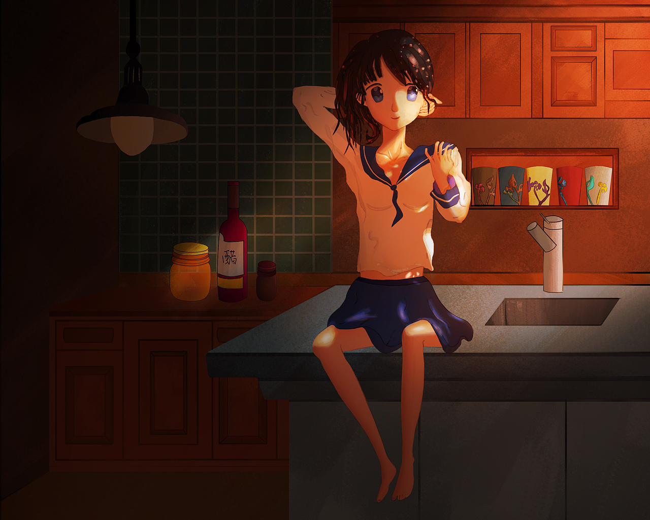被点亮的黄昏（图ZMTM4Mjc4MjA0） - 创作习作 - 站酷设计师君故Jungu原创素材 - 站酷ZCOOL