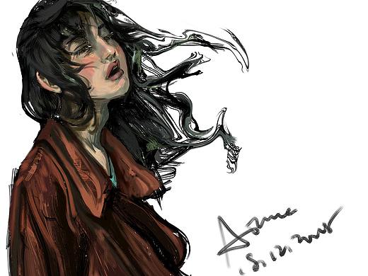 插画习作—关于女性成长的迷茫与幻想