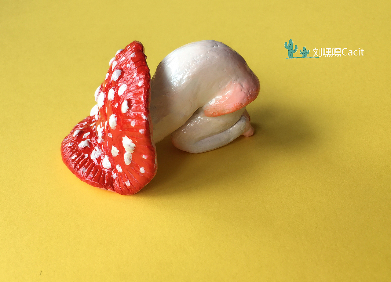 痛经蘑菇系列三只（图ZOTg0OTQ0NjQ=） - 其他手工艺 - 站酷设计师刘嘿嘿weme原创素材 - 站酷ZCOOL