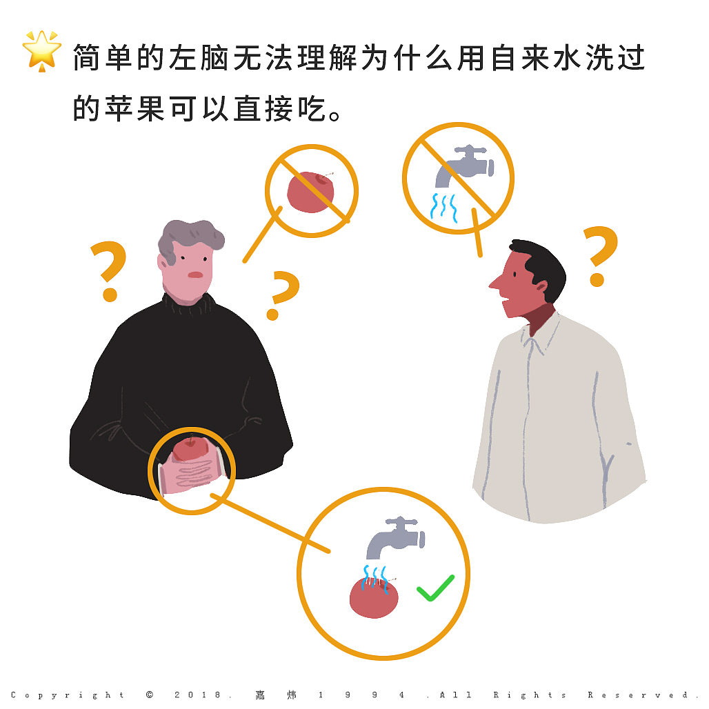 《当代青年自欺疗法》（图ZMTMxNTc0Njcy） - 单幅漫画 - 站酷设计师不咕文化原创素材 - 站酷ZCOOL