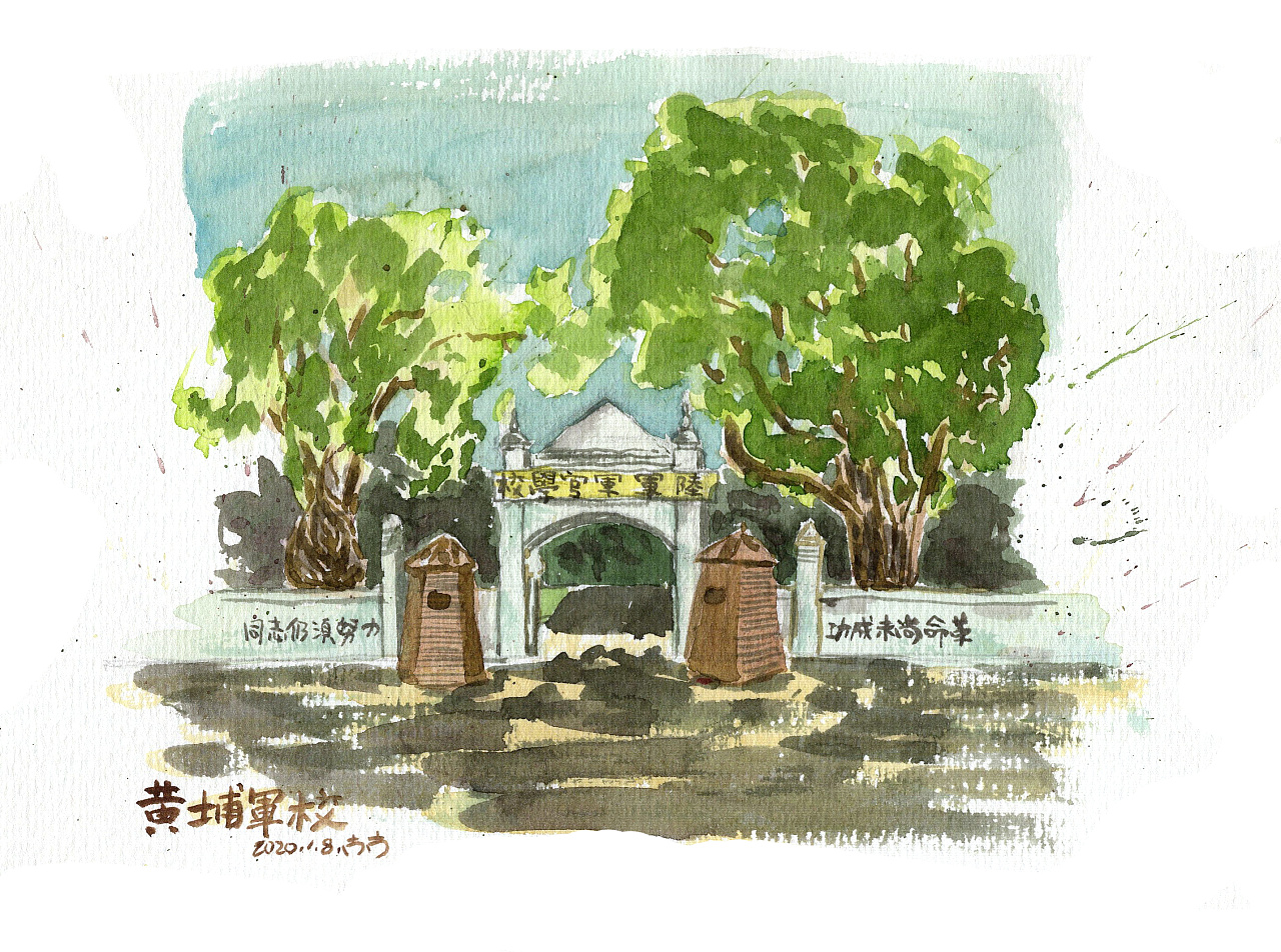 广州武汉水彩小景|纯艺术|绘画|朱朱南南 - 原创作品 - 站酷 (zcool)