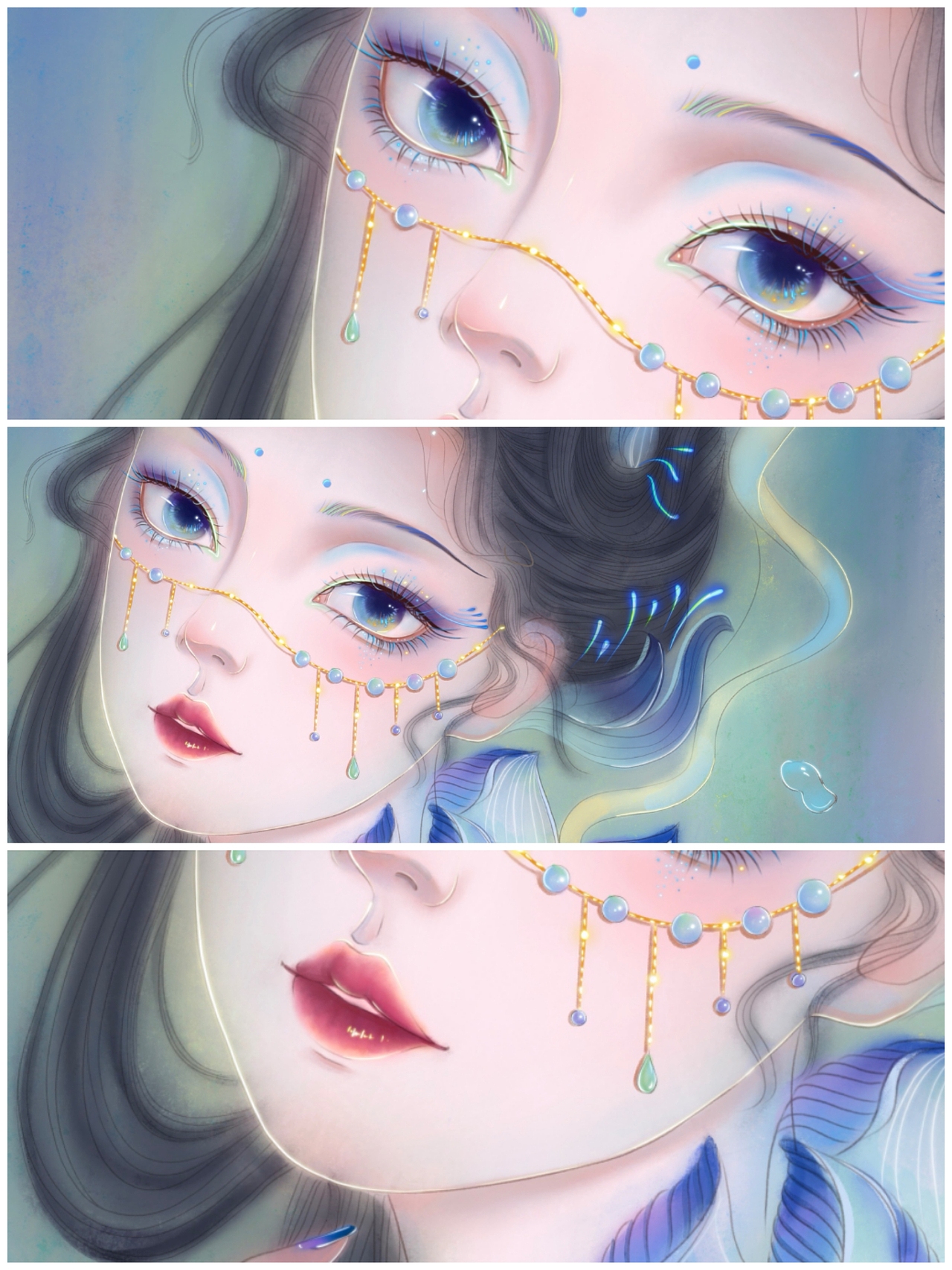 古风拟人——雪莲冰块（图ZMzA3Njg1MjMy） - 商业插画 - 站酷设计师hujiao胡椒原创素材 - 站酷ZCOOL