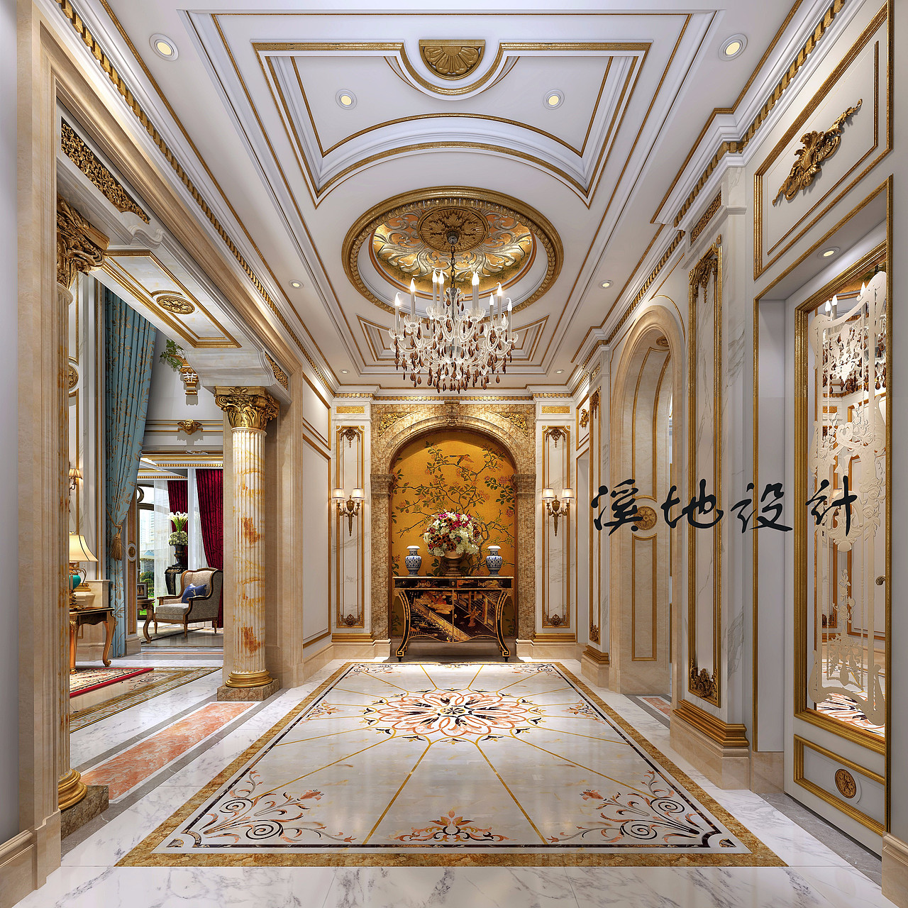 法式别墅（图ZMTg3NjYxMTg4） - 家装设计 - 站酷设计师徐梓欣原创素材 - 站酷ZCOOL