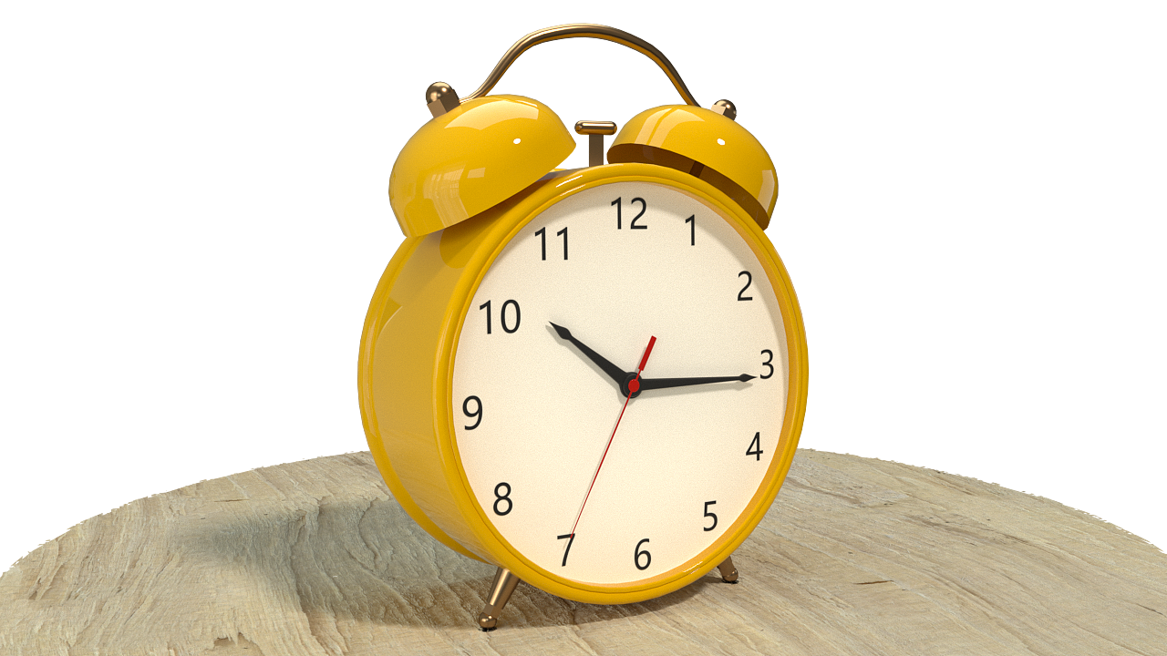 c4d建模渲染宜家闹钟