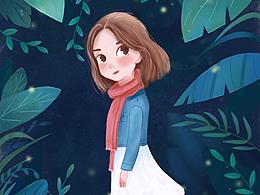 人物植物场景临摹