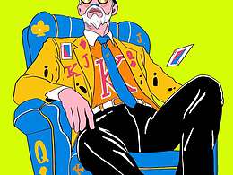 多巴胺插画设计