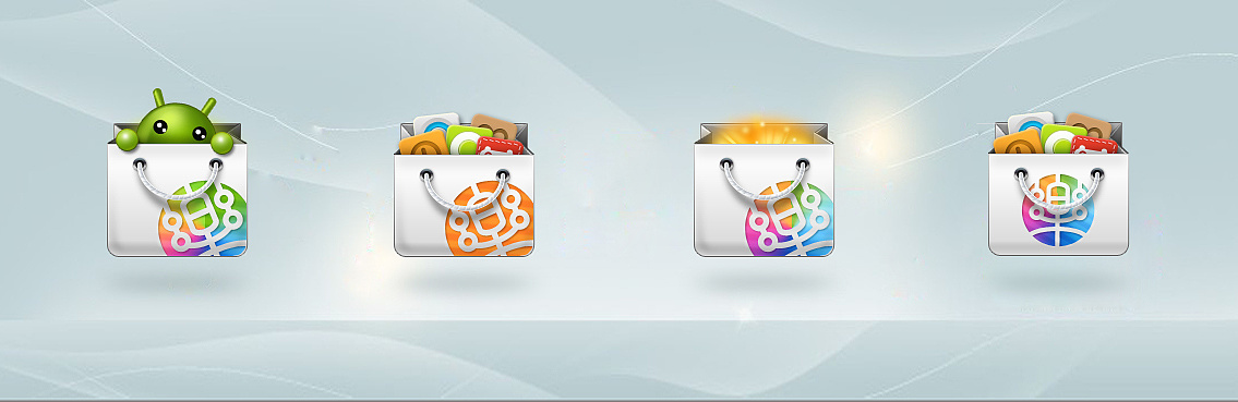    联想乐商店图标设计