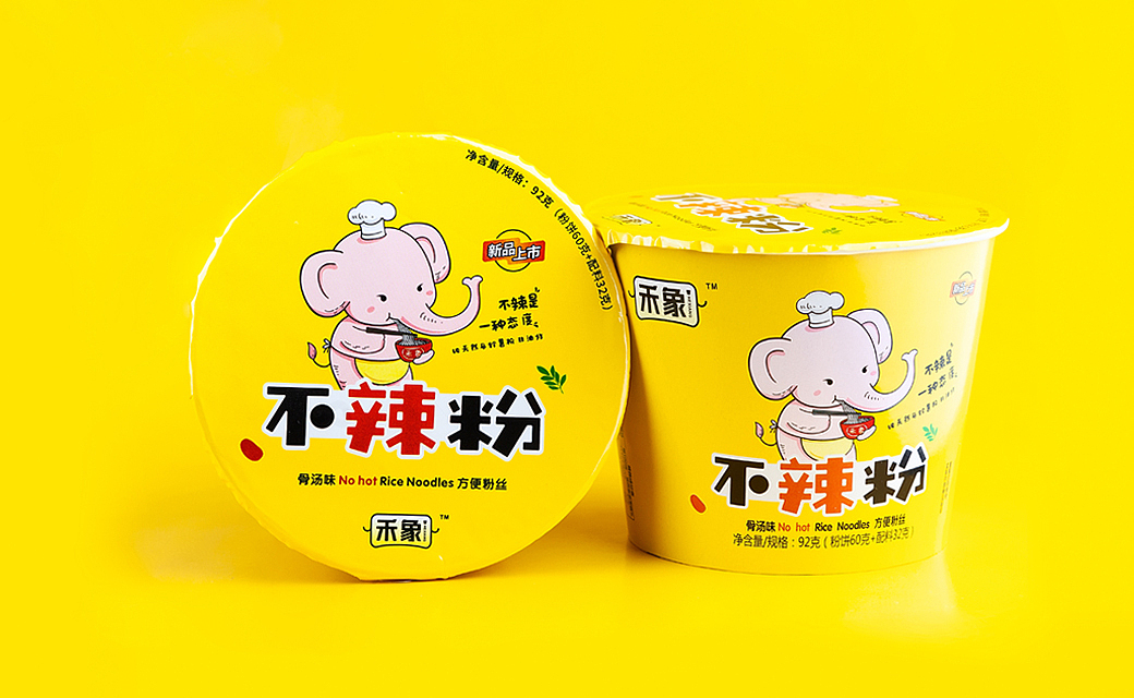 禾象方便粉丝酸辣粉包装设计