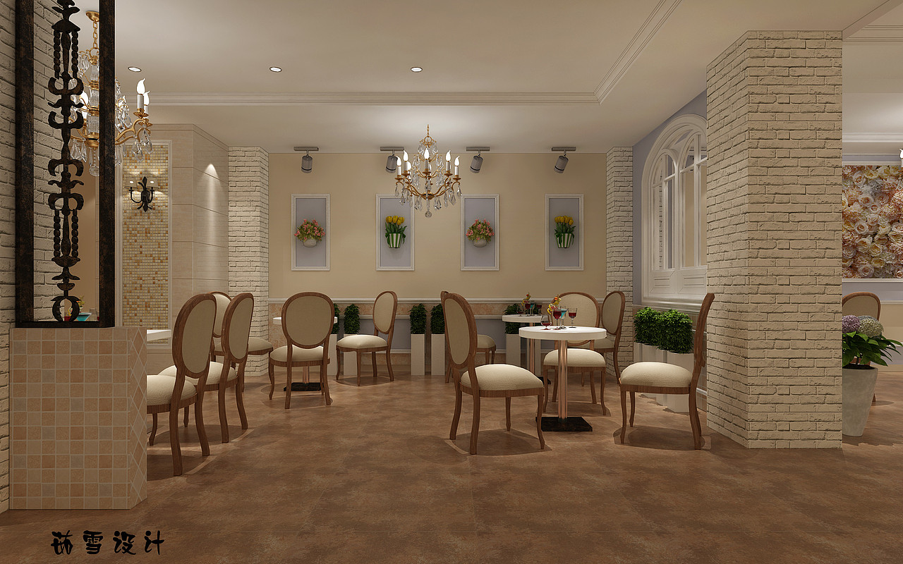 法式甜品店（图ZMTc5MDI3MzY4） - 家装设计 - 站酷设计师溪地茹雪原创素材 - 站酷ZCOOL