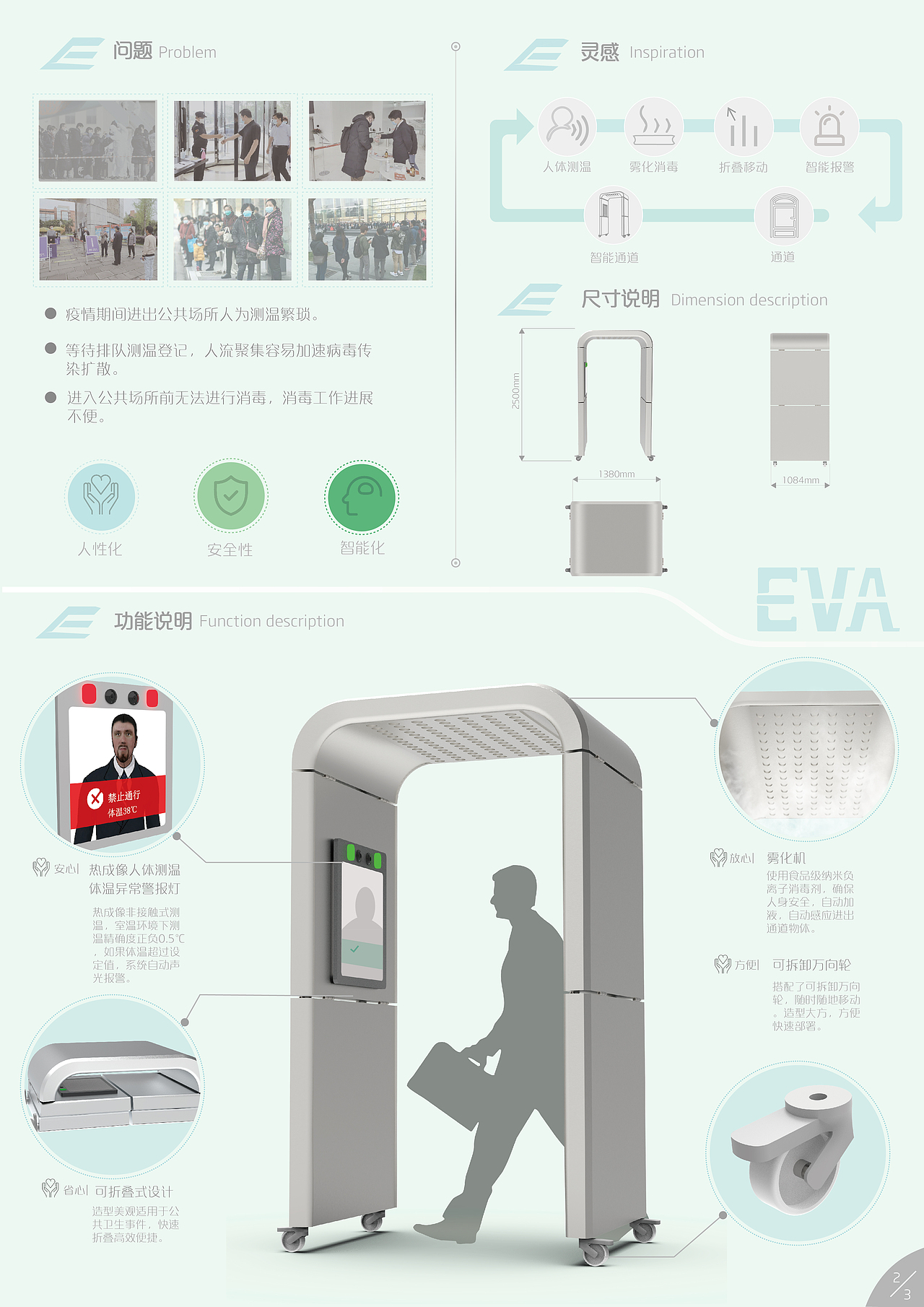 EVA智能防疫消毒热感移动通道（图ZMjc3NjQ5OTIw） - 工业用品/机械 - 站酷设计师耶梦加得0原创素材 - 站酷ZCOOL
