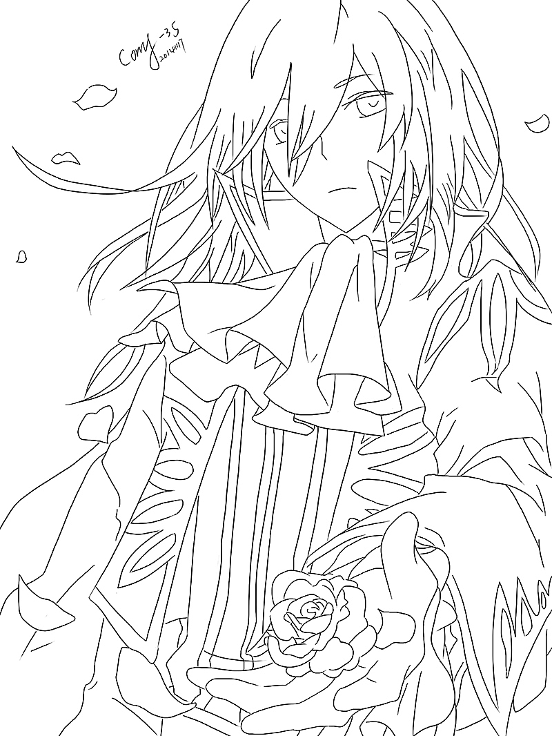 漫画线稿练习