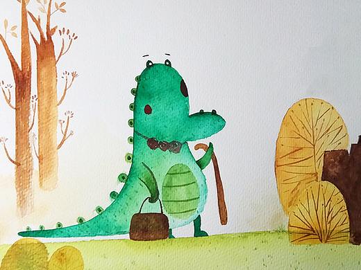 恐龙去旅行（个人主页-ZMzE4MzExNzI=） - 儿童插画 - 站酷设计师UMAKE设计原创素材 - 站酷ZCOOL