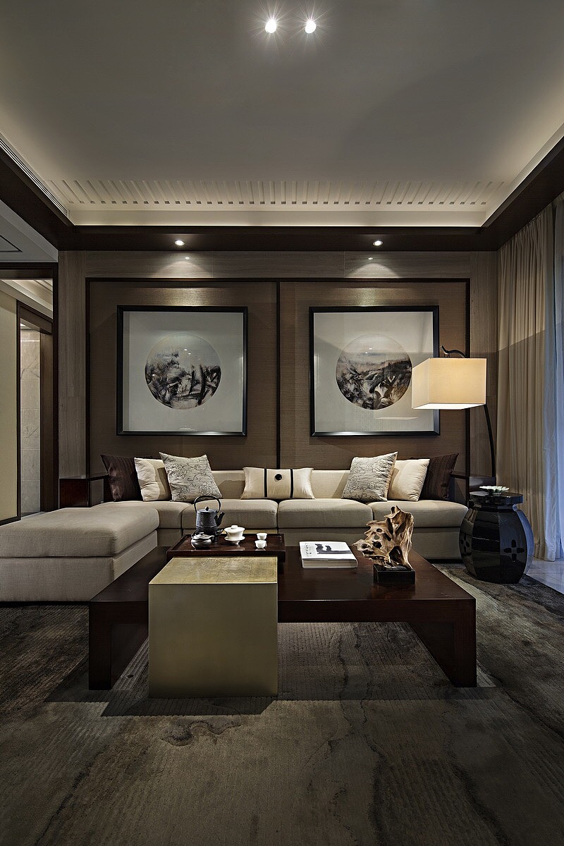 惠州珑湖湾东岸新中式样板房