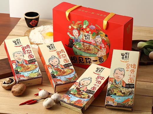 米米创作原创作品-顺香春品牌包装设计
