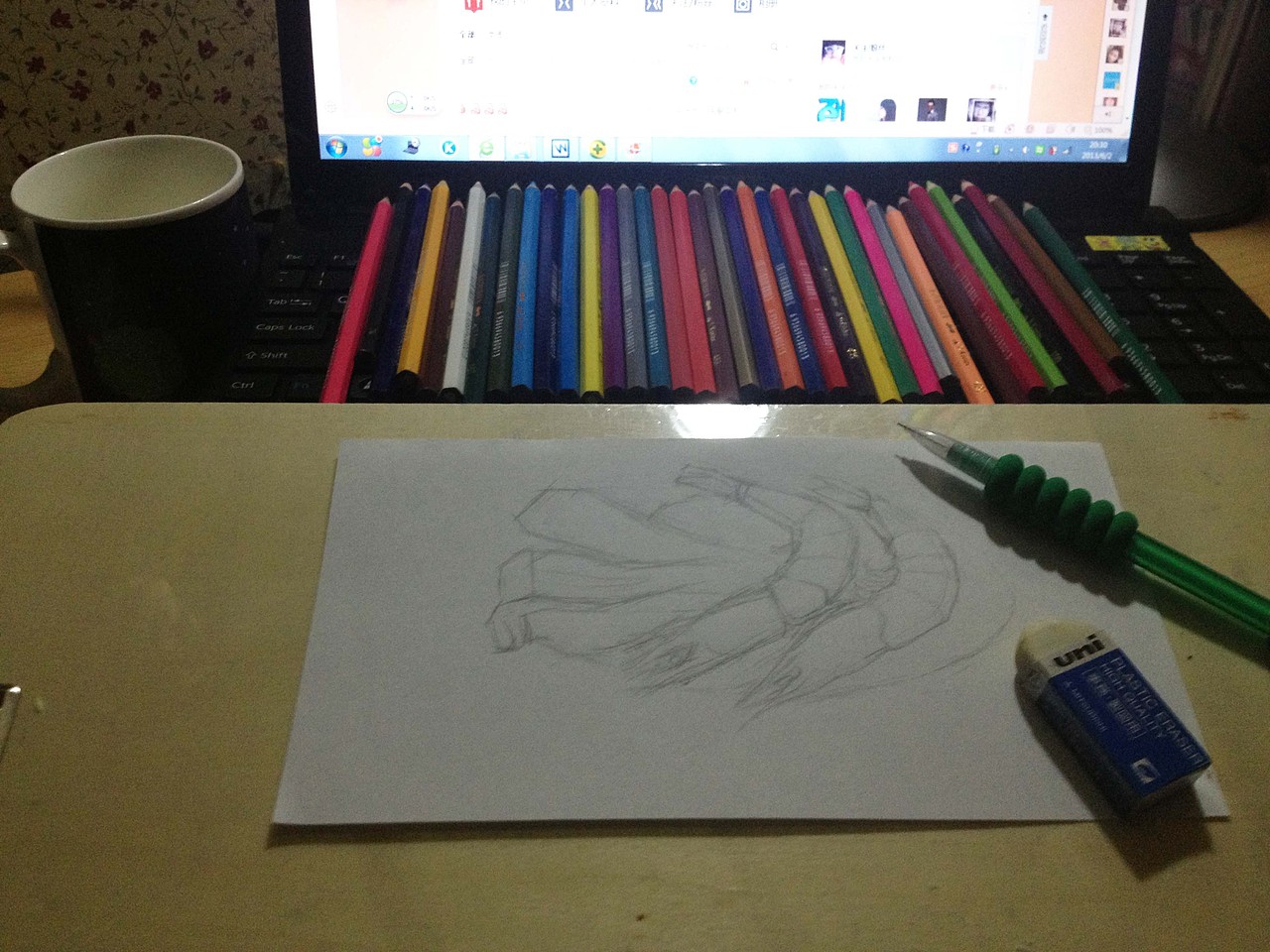 手绘美味佳肴——番茄虾