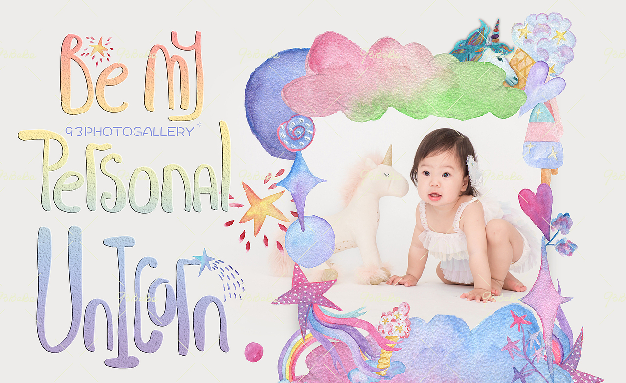 九三影社儿童摄影新主题设计 :rainbow:「彩虹de甜心」1f984