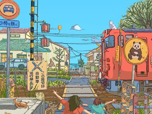 原来天空可以触碰大海🌊