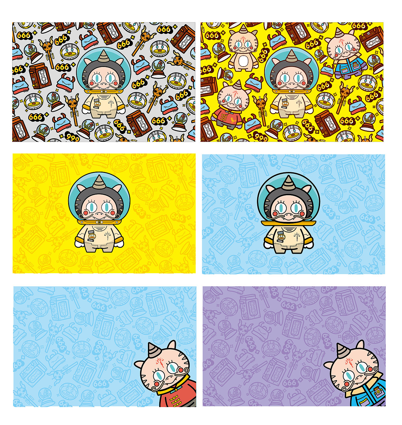 ip形象设计——独角龙小兽|插画|创作习作|小龟慢慢