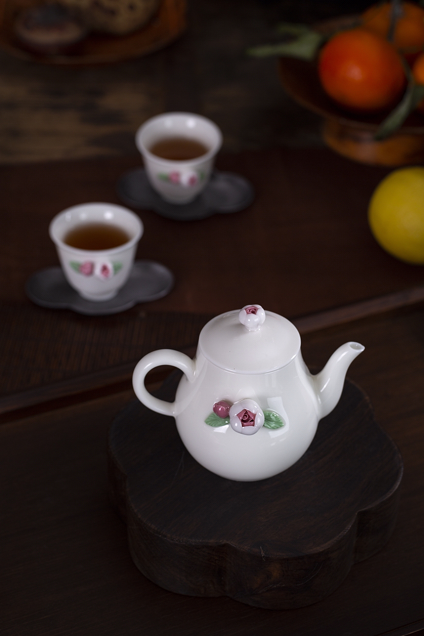 海棠花女神茶具2