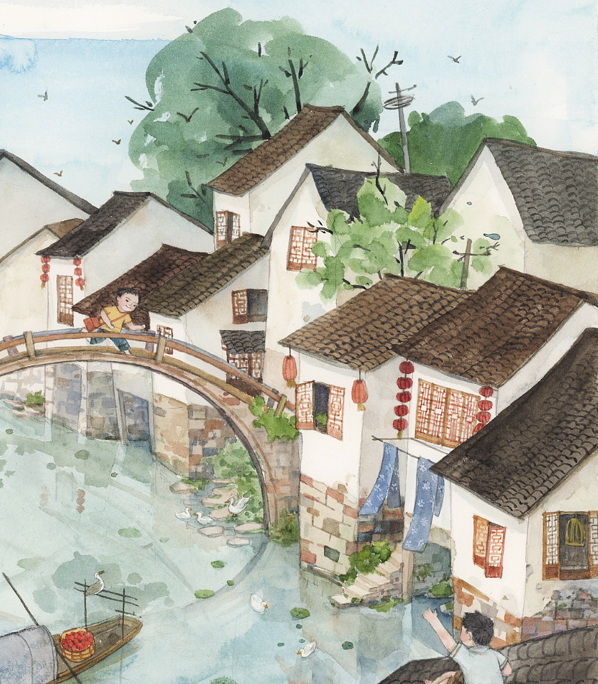 记得自己第一次一个人旅行就是去的皖南古村落