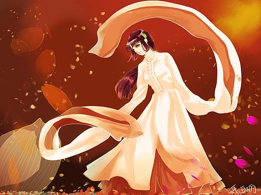 練習 舞女（個人主頁-ZNDM4MTQ4Mjg=） - 創(chuàng)作習作 - 站酷設計師畫畫的東卿原創(chuàng)素材 - 站酷ZCOOL