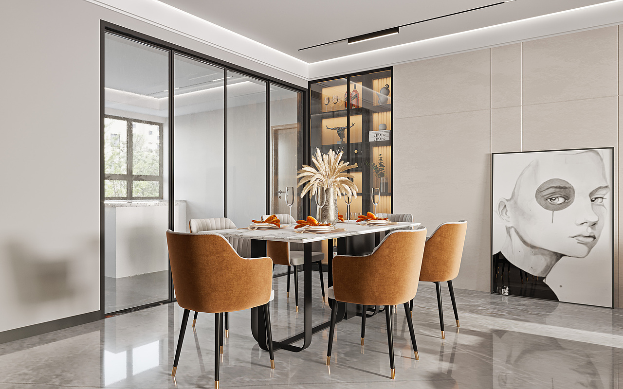 现代轻奢客餐厅