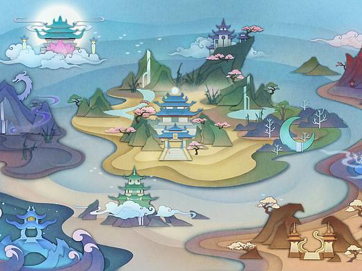 中国风地图